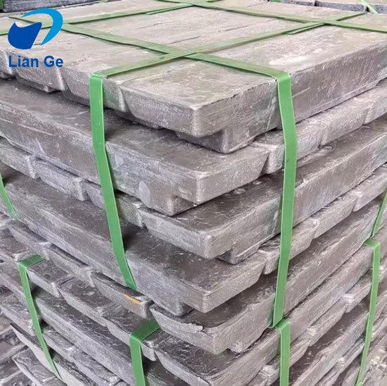 Venda imperdível Lingote de chumbo de alta pureza 99,994% em grande estoque
