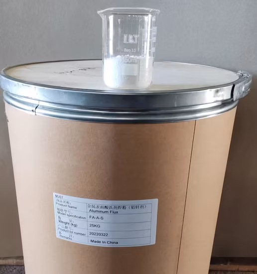 Pasta de solda em pó de fluxo de brasagem de alumínio Pasta de fluxo metalizado Fluxo de soldagem