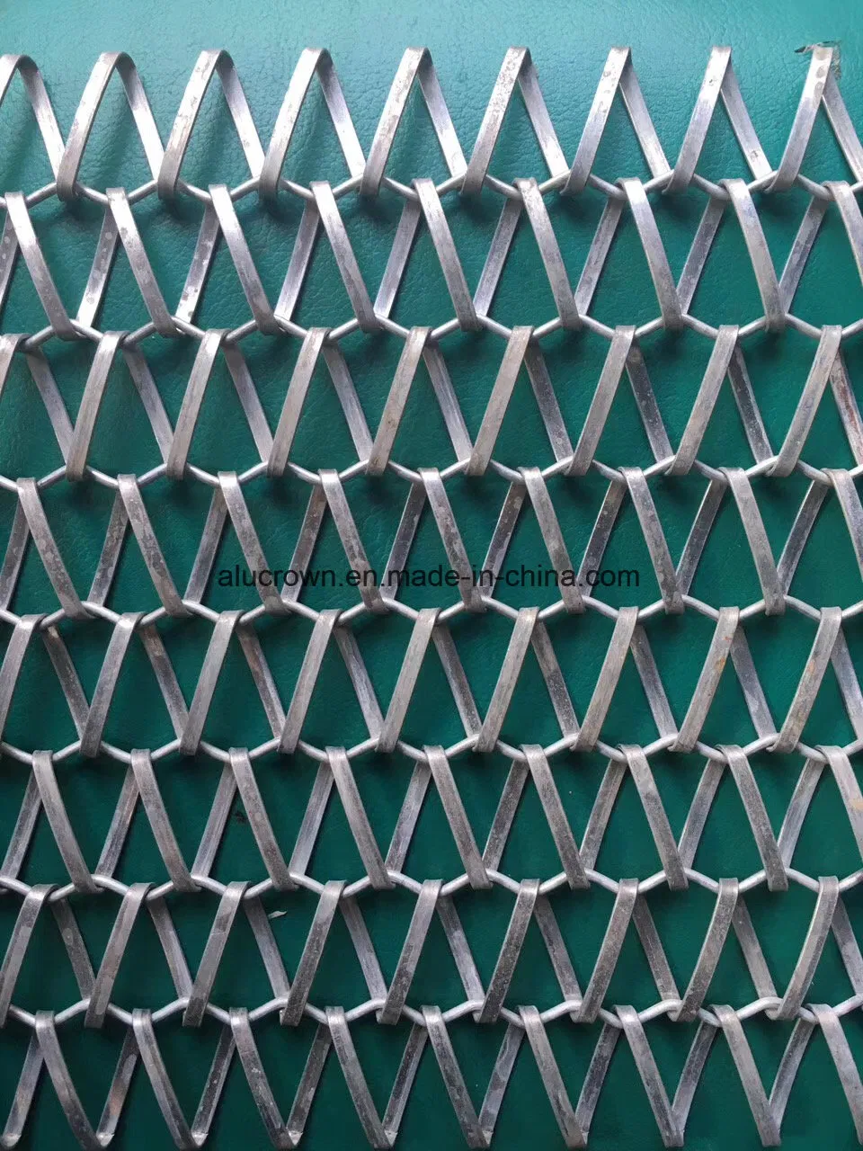 Painel de malha metálica de alumínio especial para uso em decoração externa