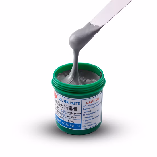 Pasta de solda sem chumbo de alta qualidade Sn96.5AG3cu0.5 liga de soldagem ecológica
