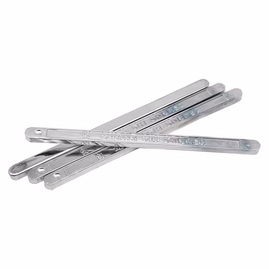 Fabricante Fornecedor Sn40pb60 Haste de solda de estanho-chumbo PCB Liga de estanho Soldagem por onda Barra de solda de baixo derretimento