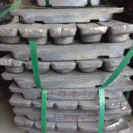 Lingote de chumbo de venda de fábrica 99,9% lingotes de chumbo puro com baixo preço em estoque