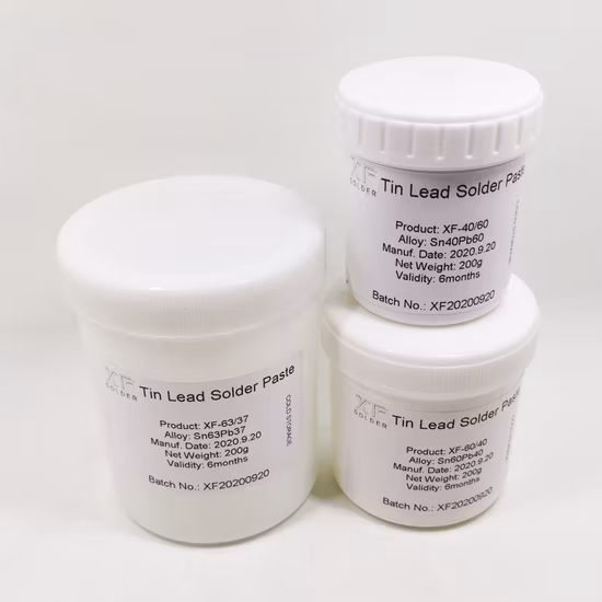 Dongguan Amtech Senju Leaded Tin Solder Paste 63/37