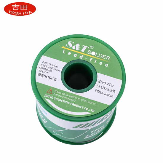 High Temperature Welding Lead-Free Environmental Solder Wire Melting Sn99.7cu0.3