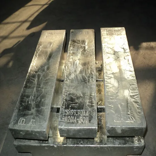Good Quality and Low Price From China Factory Tin Ingot