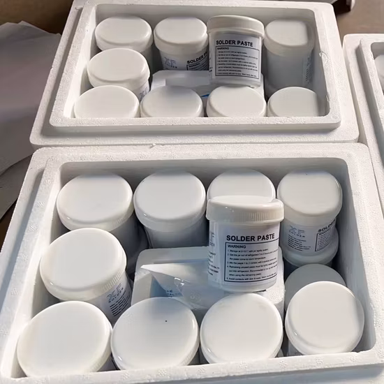 Dongguan Amtech Senju Leaded Tin Solder Paste 63/37
