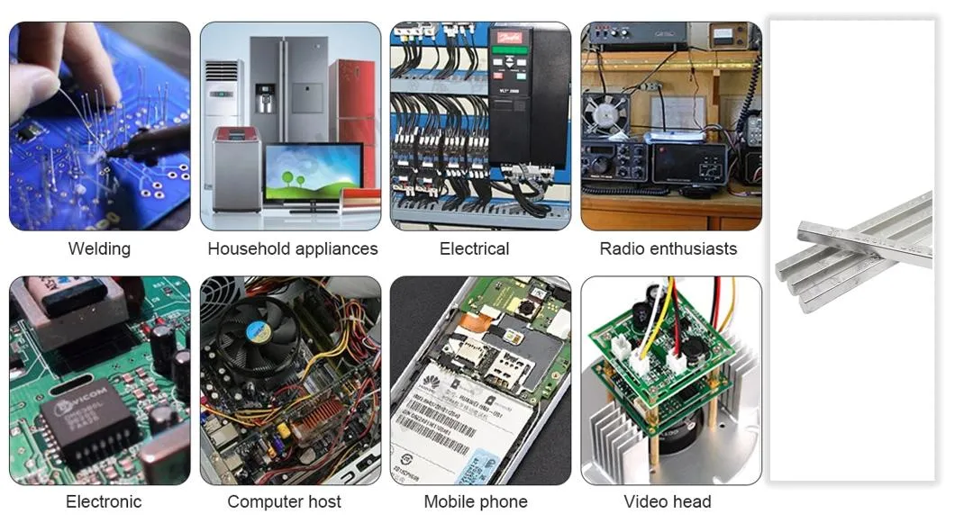 Zhongshi High Quality Solder Bar Pure Tin Sn99.9 Lead Free Solder Bar for Electroplating Soldering Welding Rod