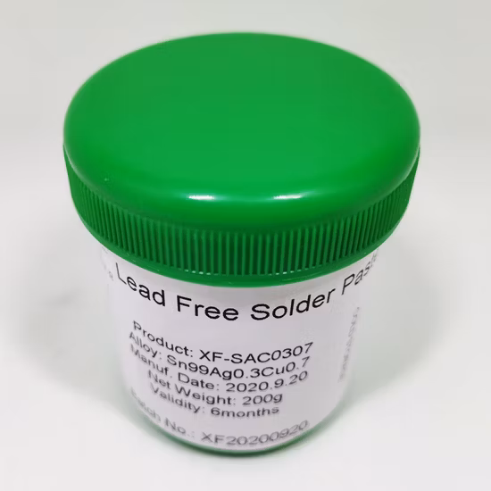 Xf Lead Free Tin Lead Liquid Paste Solder for Stm SMD BGA PCB Reballing